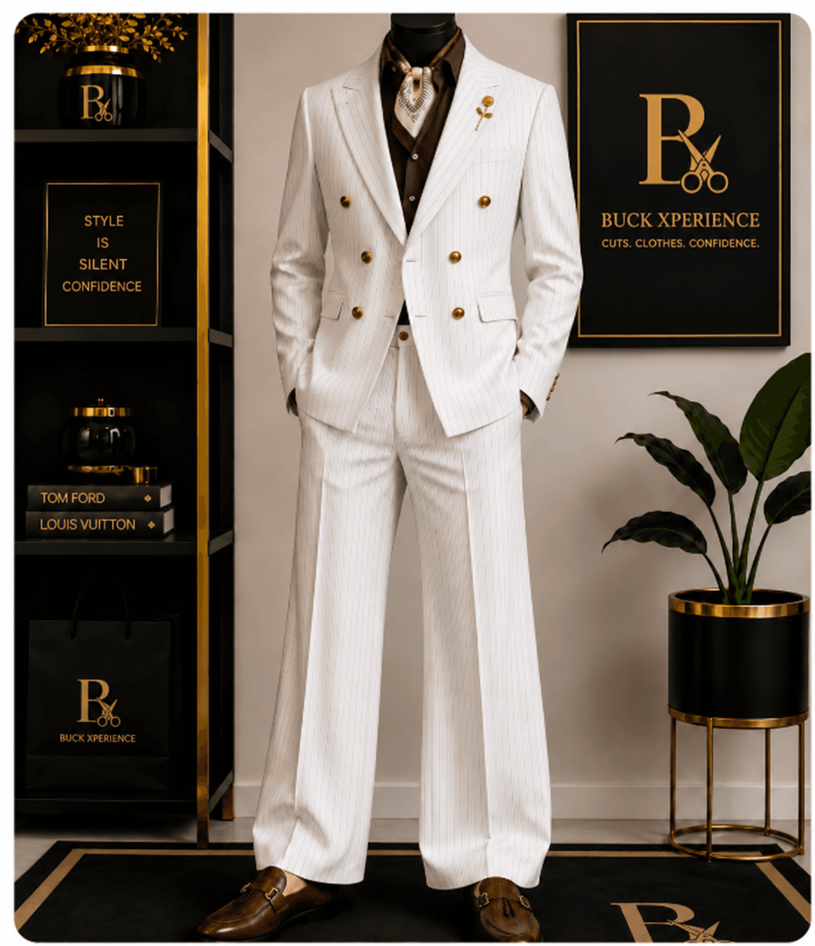 Special occasion styling by The Buck Xperience